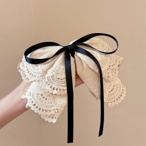 Kẹp Tóc Đuôi Ngựa Viền Ren Bohemian Thời Trang Nữ Kẹp Tóc Hình Bướm Chất Lượng Cao Thiết Kế 2025 Phụ Kiện Tóc Nữ