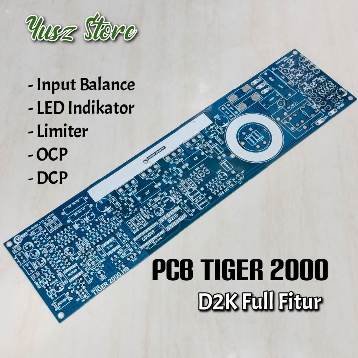 PCB Tiger 2000 D2K HB Full fitur Halfbridge Class D power Amplifier ...