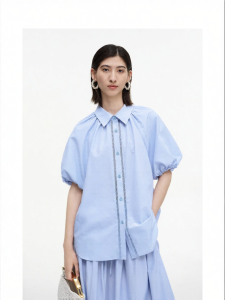 Floral Lace Puff Sleeve Shirt