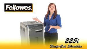 FELLOWES Powershred 225I Paper Shredder (Straight Cut) 5.8mm -20 sheets (60 liters) (non stop Strip Cut Straight Cut Paper Shredder Shredder Machine  Mesin Penghancur Kertas Heavy Duty Shredder Heavy Duty Paper Shredder Mesin Perincih)
