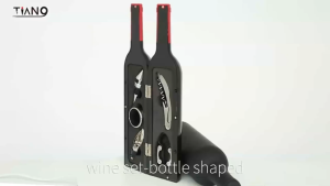 BECORATE 3/5pcs Bottle Opener Corkscrew Tool Set Bottle Shaped Holder