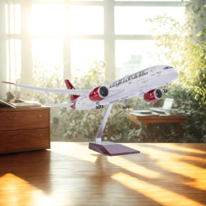 Mô Hình Máy Bay Dreamliner B787 Virgin 47CM Tỷ Lệ 1/130 Chất Liệu Nhựa Resin Đúc Đồ Chơi Giáo Dục Cho Trẻ Em Trai
