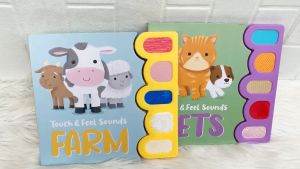 FARM & PET Touch & Feel Sounds Board Book