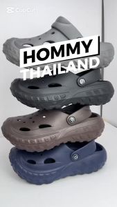【เปิดตัวรุ่นใหม่ 2025】HOMMY รองเท้าผู้ชาย แฟชั่น รองเท้าหัวโต มีสายรัด รองเท้าเตะ พื้นนุ่ม (SH-3)