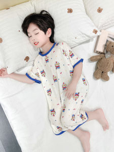 Ultraman Boys Sleepwear Summer New Modal Thin Briefs Onesie Sleep Suit Moisture Wicking Home Clothes for Kids Toddler Boys