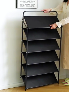 【Open is Use】70/90cm 3/4/5 Tier Multi Layer Foldable Shoe Rack No Installation Required