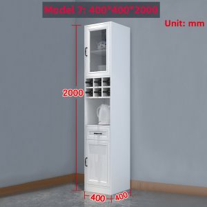 HANYUAN | Multifunction Retro Style Tall Cabinet for Storage