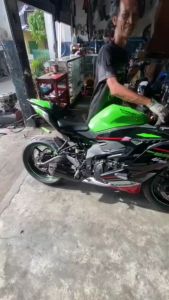 Kualitas Knalpot Racing ZX25R & ZX25RR Type XR-5 Series Triton Original Full System