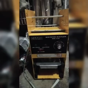 MESIN PRES PENUTUP GELAS BEKAS SECOND MESIN CUP SEALER nyala MANUAL GETRA SC D8.L UK 16OZ SEADANYA