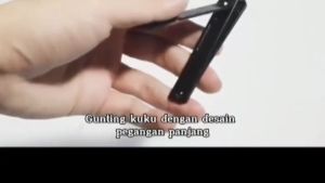 Gunting Kuku Hitam Black Besar Jumbo Stainless Steel Manicure Pedicure 8cm 8 cm