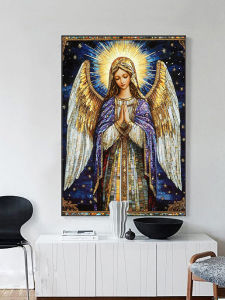 Bedroom 5D Diamond Painting Handmade Girls High Difficulty Cross Stitch Artwork with Frame New 2025 Model Modern Simple Style