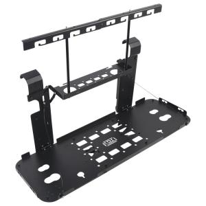 Multifunctional Dual-Layer Folding Cargo Shelf Car Rear Door Accessory