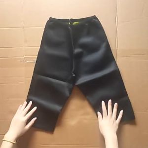 Women Hot Shapers Sauna Slimming Fitness Pants Body Shaper Weight Loss Fat Burning Sweat Tummy Control Neoprene Capris Pants