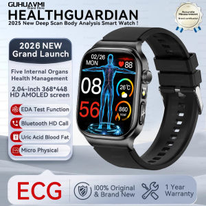 GUHUAVMI | New Accurate Measurement Uric Acid Blood Lipids Smartwatches Body Fat Measure Call Sports Health Smart Watch For Men Women 2026