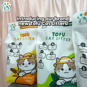 SingAPaw Tofu Cat Litter 2.6kg – 99% Dust-Free Fast Clumping & Odour Control for Cats & Kittens