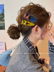 Velvet Hair Clip Womens High End Early Autumn Side BB Clamp Butterfly Knot Hair Accessory for Fringes And Side Hair Styling