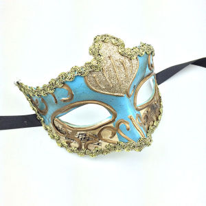 Venice Half Face Mask Halloween Party Retro Masquerade Makeup Womens Style Carnival Costume Accessory Magic Performance Supplies