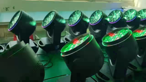 Manila Stock!! Mini Bee Eye Moving Head Beam 19*15W with LED Strip Wash Zoom Light for Stage Club Bar Party Event