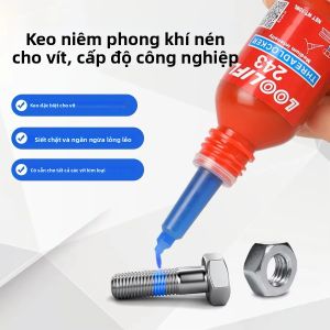 LOOLIFL Blue Thread Locker 243 Keo Kỵ Khí Cho Đai ốc-Bu Lông Vít Chất Kết Dính Khóa Chặt Kín Chất Kết Dính Chống Gỉ Gia Công Kim Loại