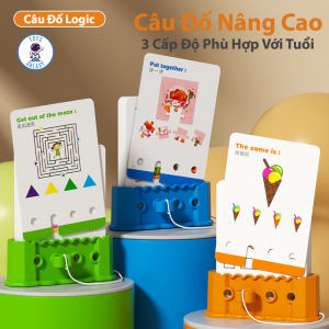 Đồ Chơi Trí Tuệ Giải Đố Logic Rèn Luyện Tư Duy Phân Biệt Màu Sắc Hình Học Ghi Nhớ Cho Bé