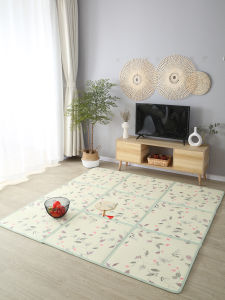 เสื่อเย็นแบบพับได้สไตล์ญี่ปุ่นพรมปูพื้นห้องนั่งเล่นห้องนอนโต๊ะน้ำชาระเบียงเสื่อทาทามิเสื่อหวายสานเสื่อปูพื้นสำหรับฤดูร้อน