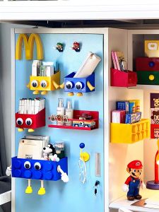 Cute Magnetic Storage Box Iron Sheet Cabinet Nurse Cabinet Renovation Tool Stationery Miscellaneous Wall Hanging Shelf