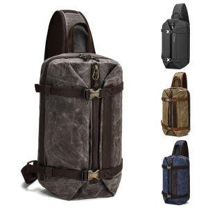 Kooger Buckle Expandable Men Chest Bag Man Crossbody Bag Bum Beg Dada Lelaki Beg Sandang Laki 斜挎包男 胸包男 XB1073