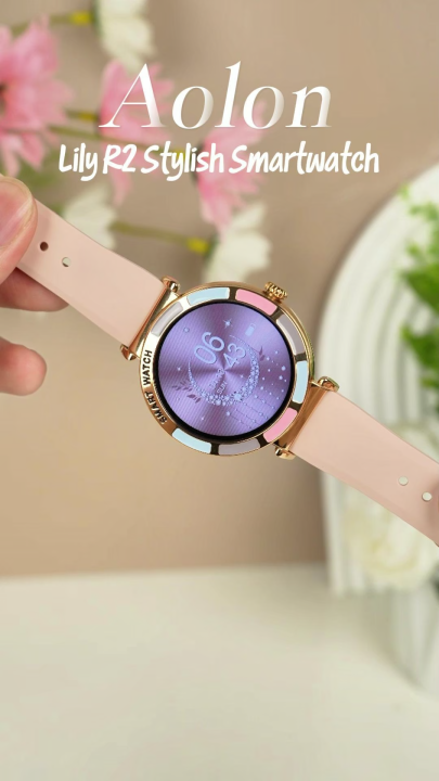 Aolon Lily R2 Smart Watch Women Hari Ibu Gift Heart Rate Blood Oxygen ...