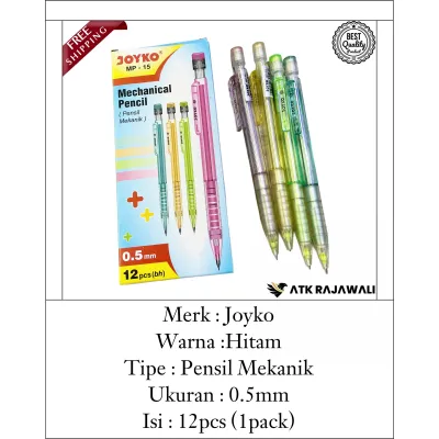 Pensil Mekanik Joyko MP-15 (1pack) | Pensil Mechanical Joyko | Pensil Mekanik Joyko