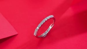 GRA GR14 s925 silver female rings moissanite diamond ring fashion jewelry ring gift
