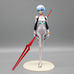 Bandai | 22CM Anime NEON GENESIS EVANGELION EVA Ayanami Rei kawaii figure PVC model toys doll collect ornaments gifts