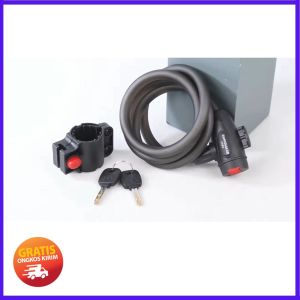 Gembok Safety Sepeda Kuat & Fleksibel: TaffGUARD Gembok Sepeda Kabel 1.2M