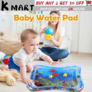 Baby Kids Water Play Mat Inflatable PVC Infant Tummy Time Playmat Toddler Water Pad