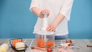 Manual Hand Press Food Processor Multifunction Gourmet Cuisine Hand Pat Blender Grinder Press Cutter Chopper Meat Good Quality