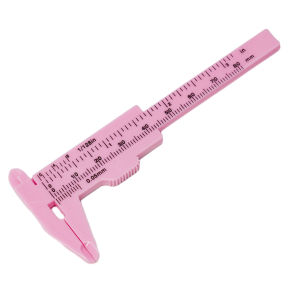 0-80mm Double Scale Sliding Gauge Sliding Vernier Caliper Gauge Measure Tool Tattoo Eyebrow Line Lip Ruler For Tattoo Measuring