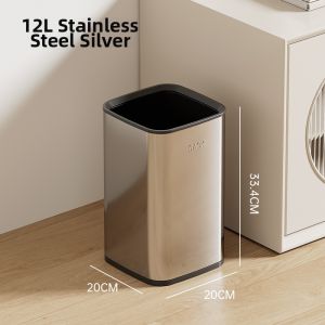 GAOK | High Appearance Dual-layer Rectangular Trash Can