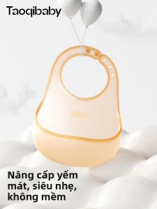Taoqibaby | Soft Waterproof Silicone Baby Feeding Bib