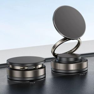 2026 New Vacuum Magnetic Phone Holder for Car - Suction Cup Phone Mount for MagSafe 360° Rotatable Portable Strong Magnet Stand