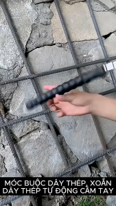 Dụng Cụ Buộc Dây Thép Tự Động Xoay 360° – Thép Cacbon Cứng Tay Cầm Chống Trượt Buộc Nhanh Bền Bỉ