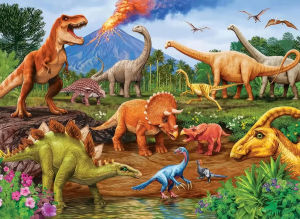 500/1000/1200/2000PCS Dinosaurs Jigsaw Puzzles for Adults Home Decor Games Landscape Puzzles Educational Toys Birthday Gifts