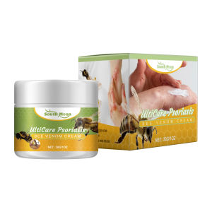 South Moon Bee Venom Psoriasis Care Cream Skin Moss Repair Anti-Itch Hand Foot Dermatitis Eczema Antibacterial Swelling Relief Rash Care Cream (30g)
