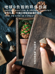 ของขวัญกลิ่นหอมไม้ ชั้นวางของตกแต่งบ้าน กลิ่นหอมไม้ ชุดเครื่องประดับสำหรับโต๊ะกาแฟในบ้าน ไม้ไผ่ กลิ่นหอมไม้ ของขวัญจาก Seeds Creation