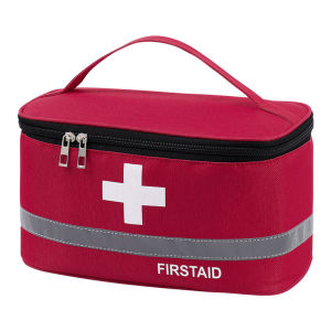 Portable Outdoor First Aid Kit Medicine Storage Bag Rescue Bag Household Childrens Large Capacity Medical Kit Storage Organizer