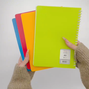 Composition Notebook A5 60 Sheets Double Metal Ring Spiral Notebooks Journal Notebook