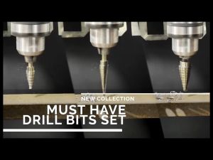 เซ็ต 5 ชิ้น ดอกสว่าน รู พืช เคลือบ กล่อง ผ้าอนามัย แบบ ชุบไทเท่นียม พร้อมกล่องอลูมิเนียม ดอกเจาะ ดอกเจาะรู ดอกสว่าน ดอกเจดีย์