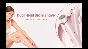【🔥SG STOCK🔥】RICHMENTMALL Electric Razor Shaver Dual-Head Bikini Trimmer Hair Remover Body Shaver for Facial Epilator Hair Remover