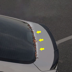 Car Trunk Seal Strip Waterproof Dustproof Rubber Strip Rear Trunk Weather Strip Prevent Leaves Rain Snow Dust Universal Auto