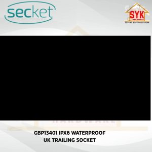 SYK Secket GBP1340 IPX6 4 Gang 3 Meter Waterproof UK Trailing Sirim Secure Socket Power Wire Extension