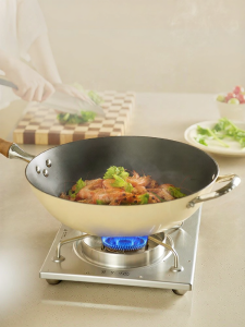 KIMS COOK | Titanium Cast Iron Non-Stick Frying Pan for Home Cooking Suitable for Gas and Induction Stoves