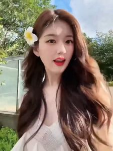 Hawaiian Plumeria Artificial Flower Hair Clip 沙滩海边度假风仿真花鸡蛋花发夹 边夹